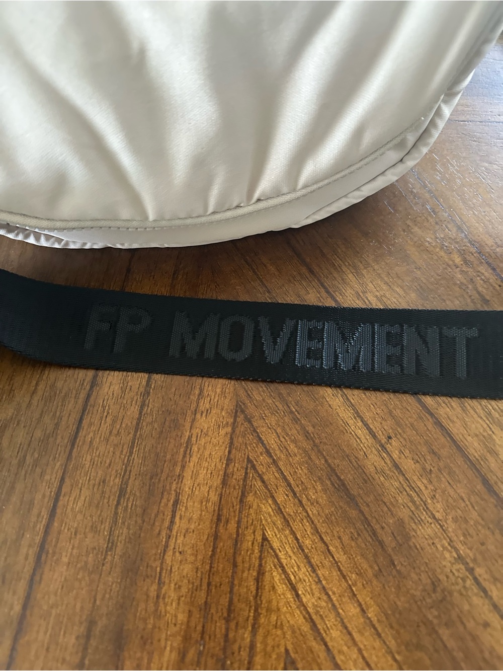 FP Movement Minimal Cream Crossbody Bag with Adjustable Black Strap - Picture 2 of 5